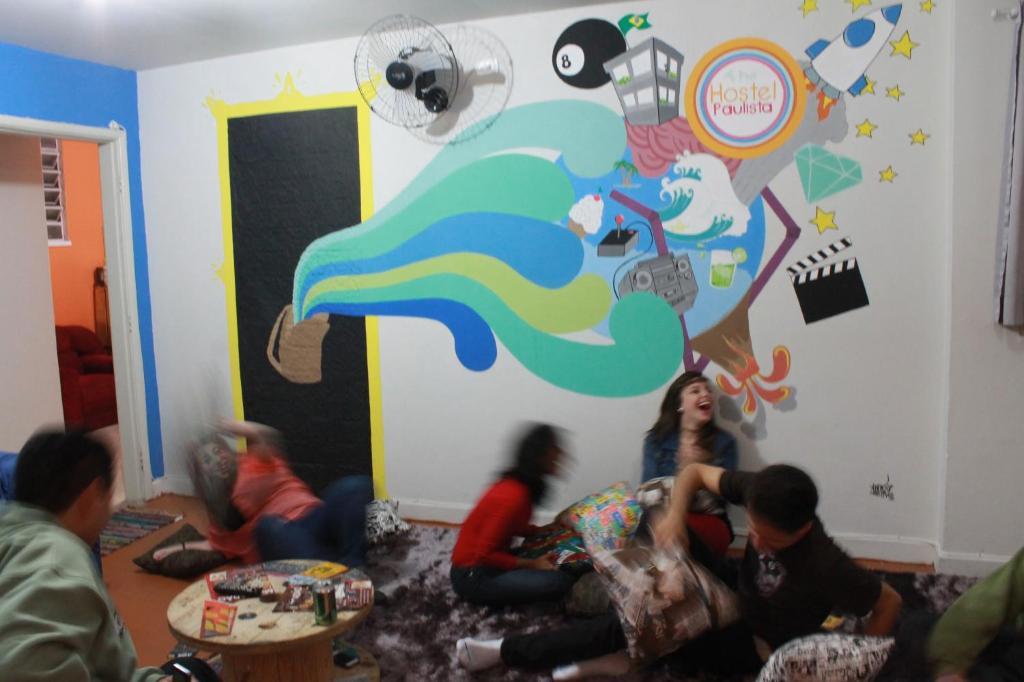 Namoa Paulista Hostel เซาเปาโล ภายนอก รูปภาพ