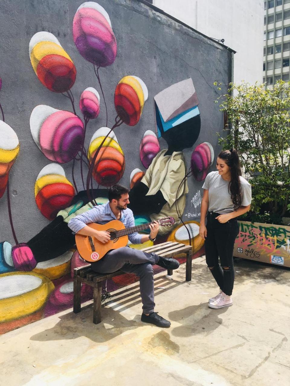 Namoa Paulista Hostel เซาเปาโล ภายนอก รูปภาพ